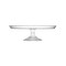 Smarty Had A Party 10.5" Clear Small Round Plastic Cake Stands (12 Cake Stands), 12PK CS105C-CASE - alternate 1